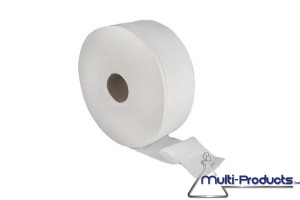 Papier wc mini JUMBO 180 m 2 plis blanc